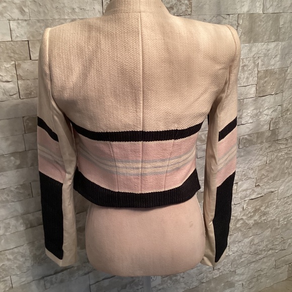 BCBG MaxAzria Walker Fringe Woven Jacket - Picture 8 of 13